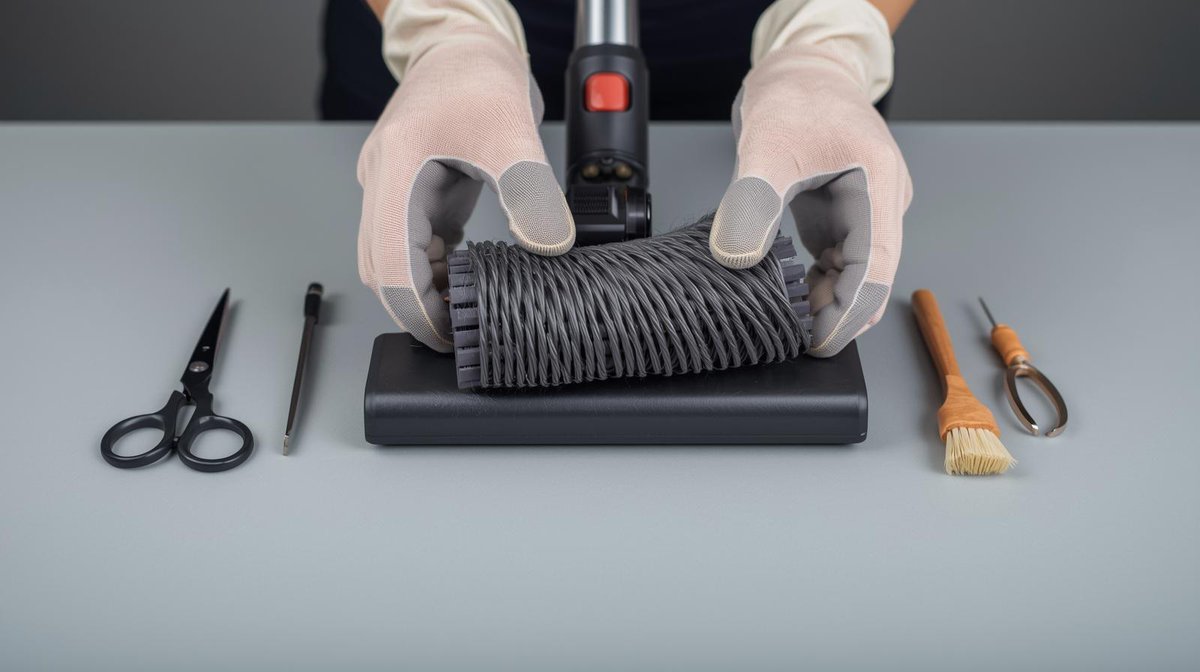 jayneyarden's tweet photo. Struggling with a "hairy" vacuum brush? Don't toss it just yet! 🧹✨

With the right tools, you can easily remove the tangled hair and get your vacuum back in top shape. 😉

#VacuumCleaning #BrushCleaning
 https://t.co/sSWipuCCqs https://t.co/fbqrcme4ob