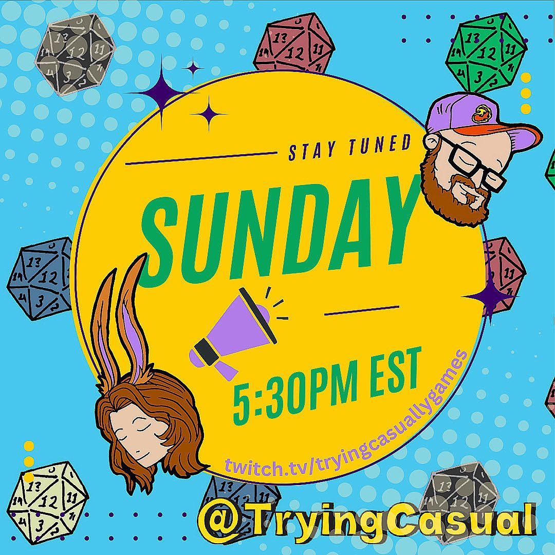 Hey yall it’s been a really chill day today and we’re setting up for tonight’s game with <a href="/UnskilledCmdr/">The Unskilled Commander</a> and @texastcg !
Come hang at the link below and use your chaos point to change the battle at the link below !

twitch.tv/tryingcasually…