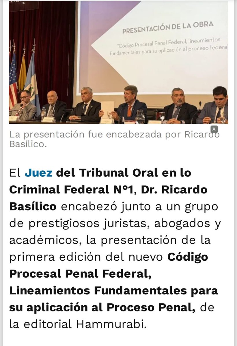 Instituto Peruano Argentino de Derecho Penal tweet media