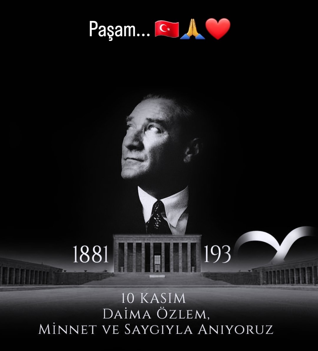 Saygı, minnet ve özlemle.. 
sonsuza kadar.. ❤️
#10Kasım