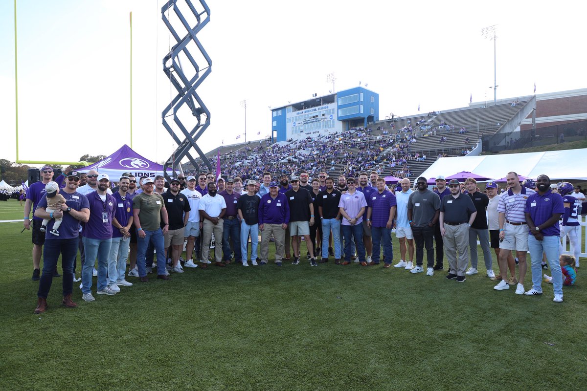 We welcomed former players and staff members from 2011-2024 back this weekend for our Final Season at Braly! 🦁🏈