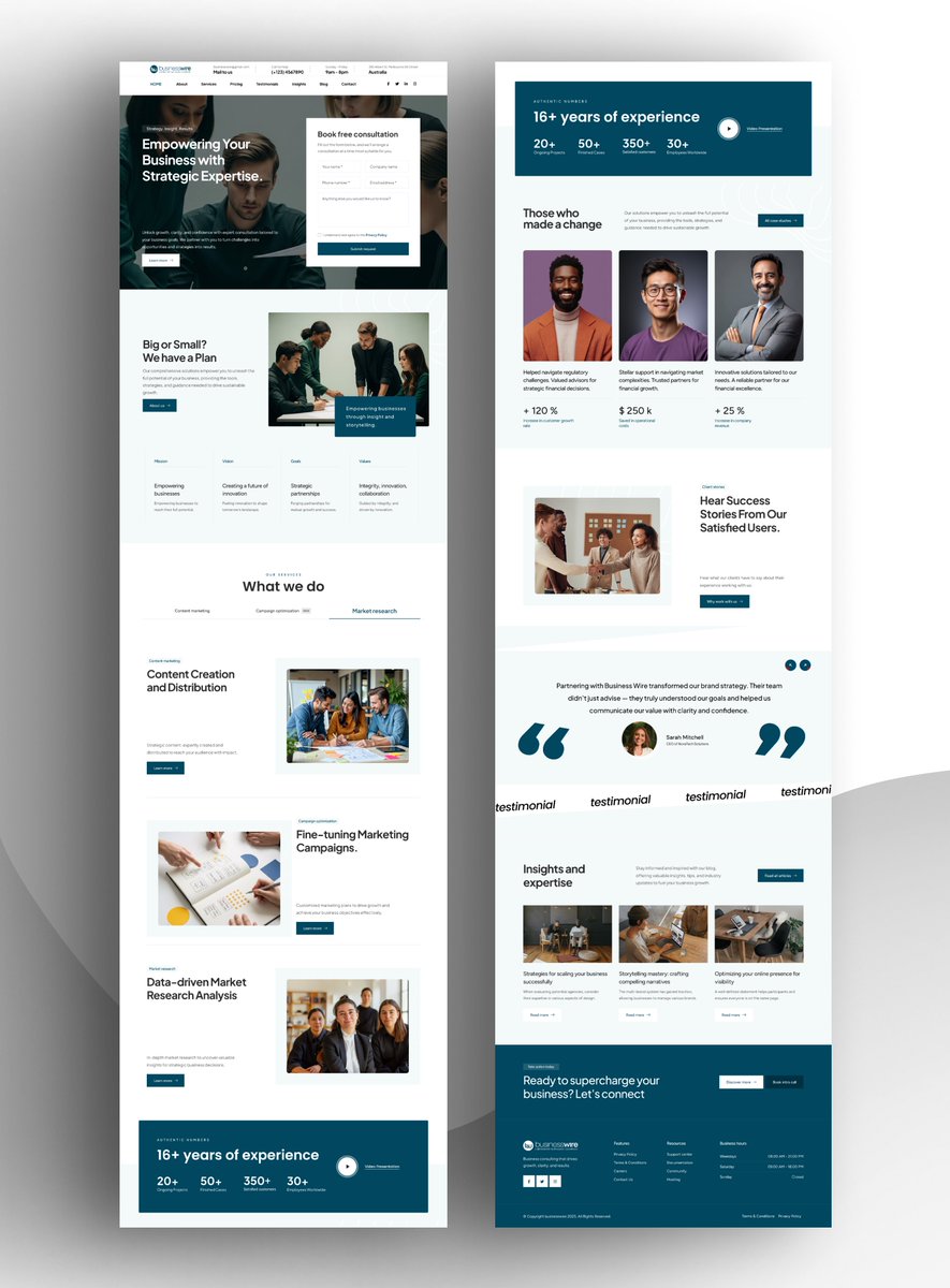 chris_visuals55's tweet image. Business Consulting Agency Website ✨