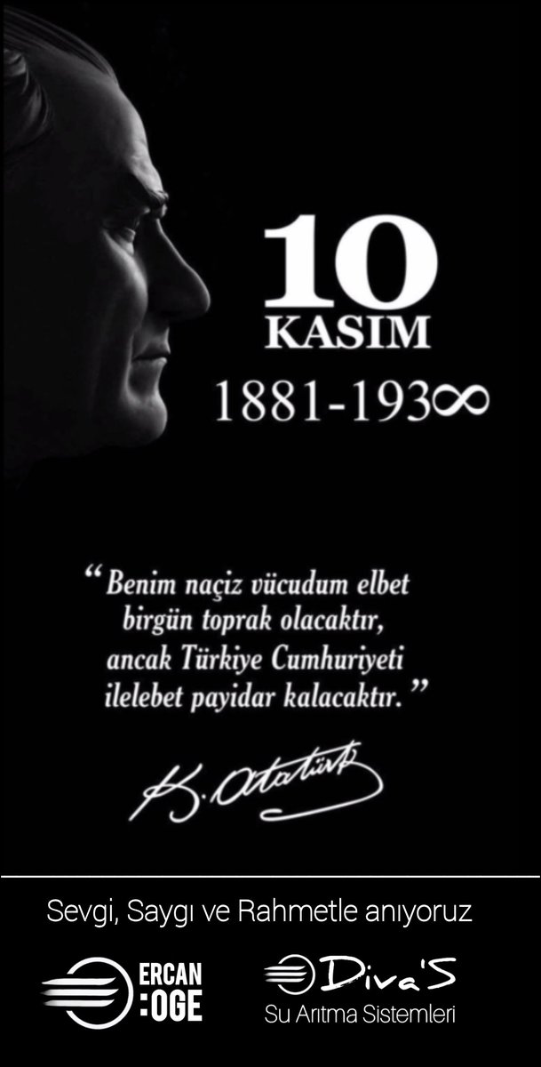 Sevgi, Saygı ve Rahmetle anıyoruz
#10Kasım
