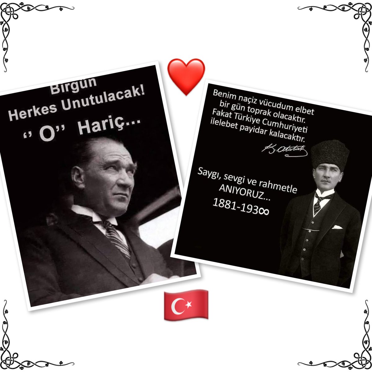 ErCeEsk's tweet photo. Unutmadık, unutmayacağız… #Atatürk #10Kasim #Türkiye https://t.co/3qD3apUnM1