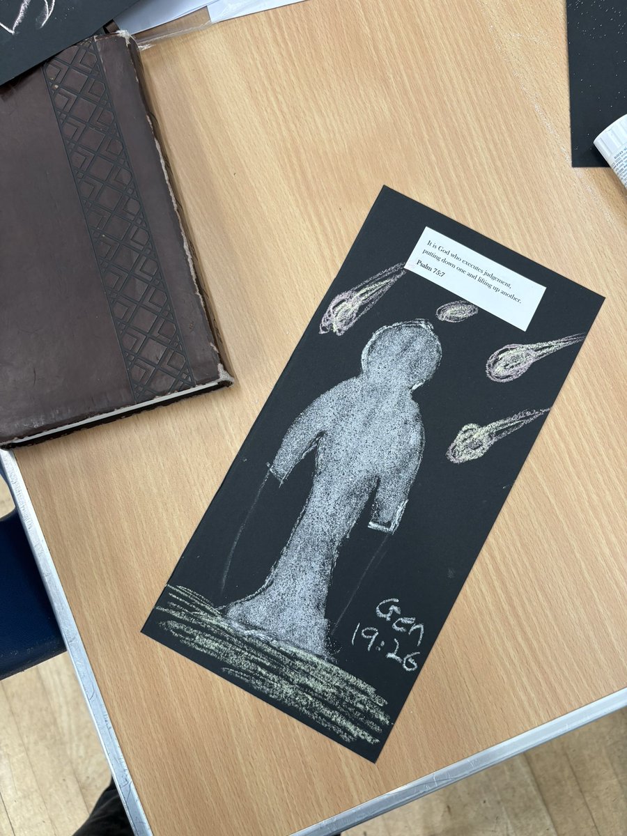 Guess the Sunday school lesson this morning…

Artwork by me ☄️