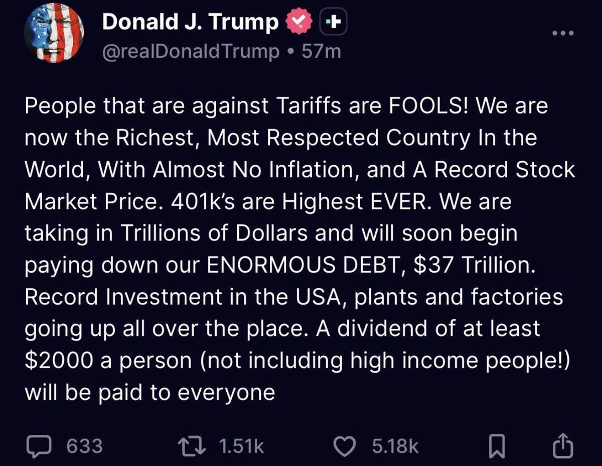 protocolo00's tweet image. 🚨 URGENTE 🚨
🇺🇸 Trump quer enviar novos cheques de US$2.000 para os americanos.

Na última vez que isso aconteceu (2020), o Bitcoin saiu de US$3.800 → US$69.000.

Se repetir… você já sabe o que vem aí. 💥📈

#Bitcoin #Cripto #Halving2025 #ProtocoloCrypto