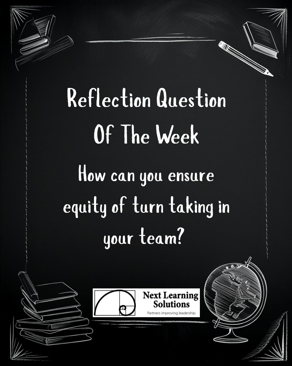 ChadDumas's tweet image. Everyone should get a turn to speak!

Follow for more!
#PLC #NextLearningSolutions #Teachers #Education #Reflection #QotW