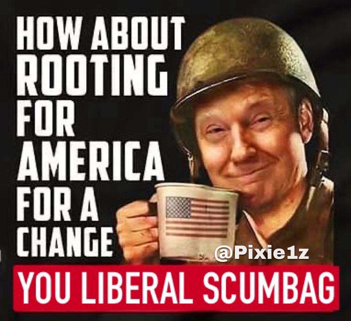 How about rooting for America for a change?