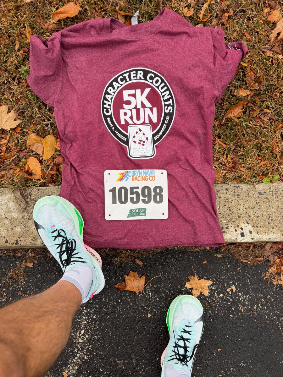 Honored to run the Sean Hughes “Character Counts” Memorial 5K this morning at my HS alma mater — The Lower Merion High School.

Thank you to all of the volunteers, organizers, and everyone who made today special.