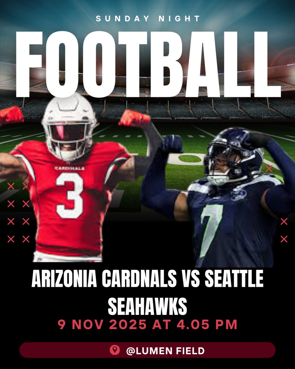 Battle of the nest #SundayNightFootball #ArizonaCardinals #SeattleSeahawks #NFLGameDay #FootballFans