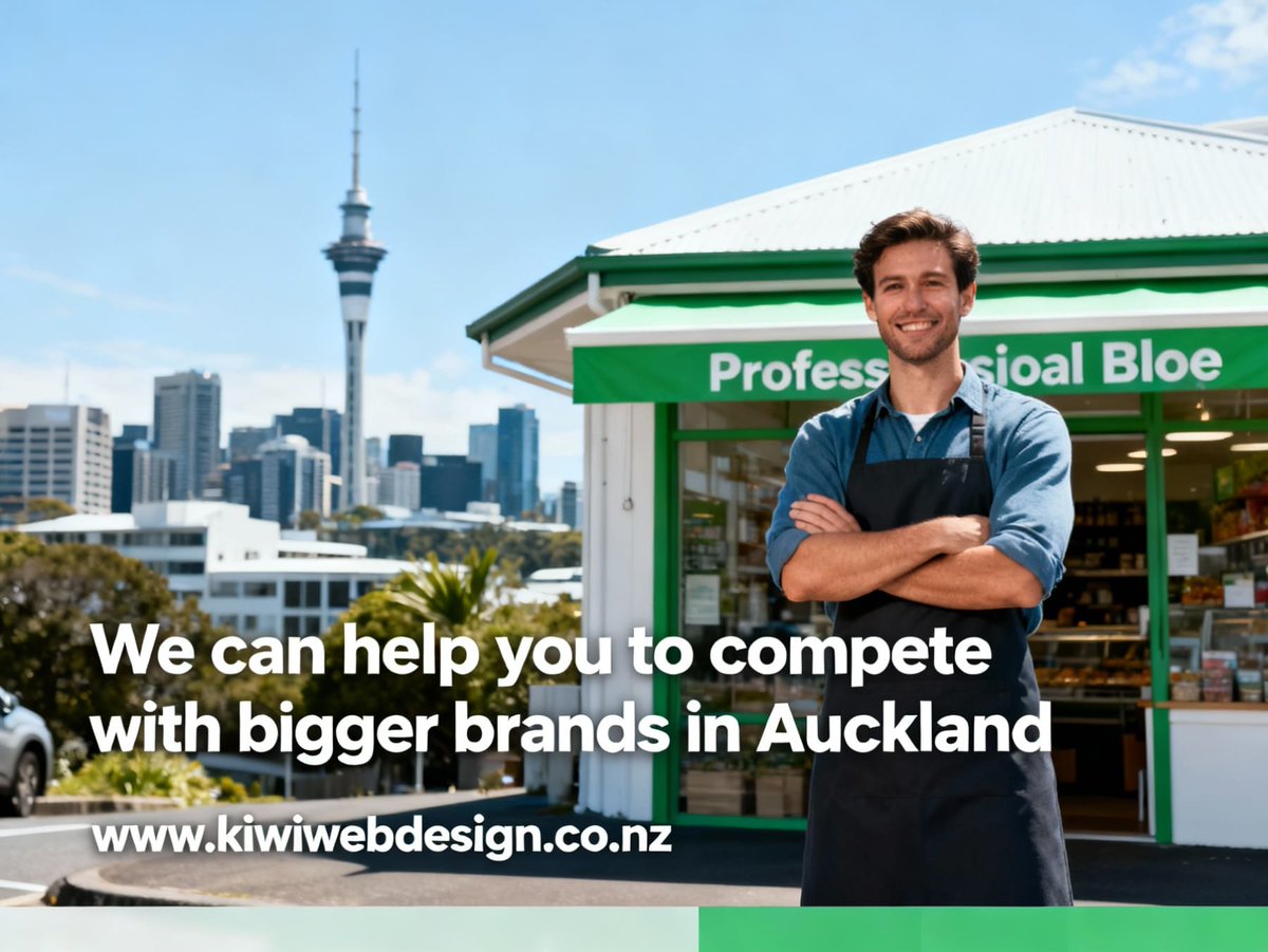 charliechao's tweet image. Big brands don’t always win online.
A smart, fast, and local website can help small Auckland businesses outrank national competitors.
Here’s how to compete with bigger brands: kiwiwebdesign.co.nz/affordable-web… 
#WebDesignAuckland #SmallBusinessNZ #AucklandBusiness #SEO