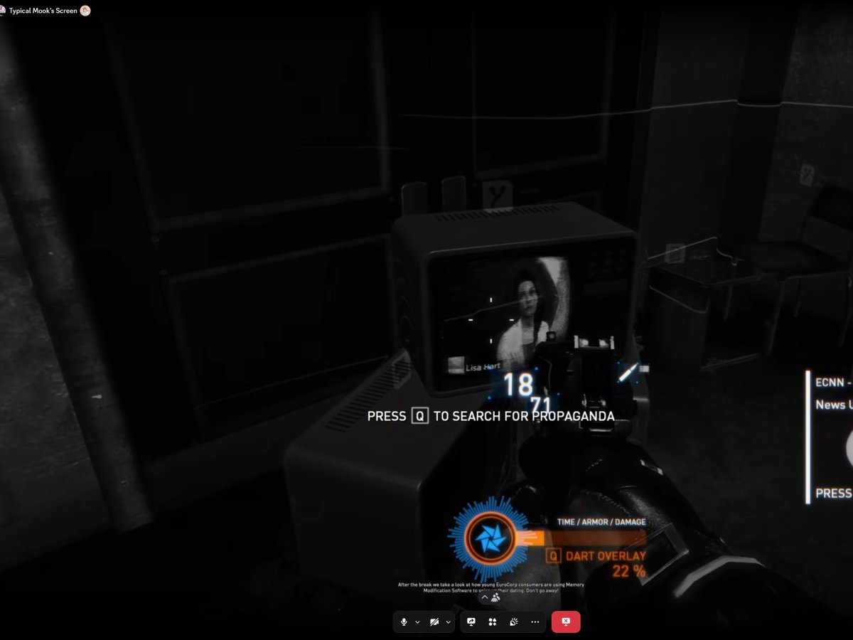 TypicalMook's tweet image. Syndicate is pretty neat actually. All games should have you get news from a tv and than subsequently be able to shoot it afterwords. It's a simple pleasure but a good one