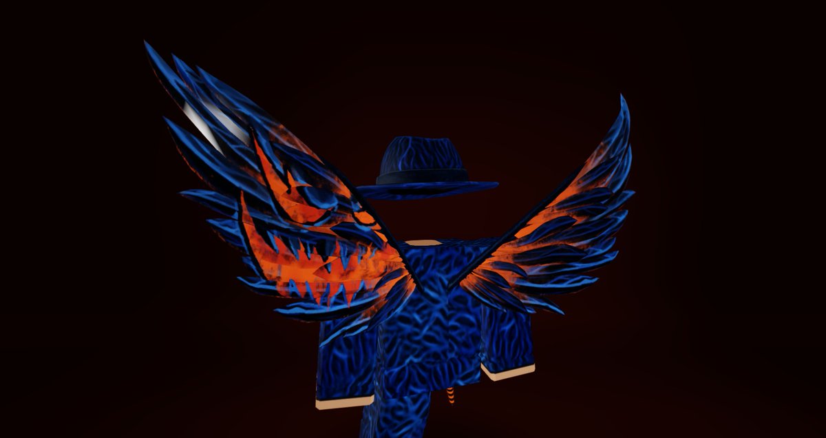 shyxdevy's tweet photo. Non-limited versions of our Specter Grin available for everyone to obtain on #ROBLOX too ofc! 🧡

Specter Grin Wings (all versions): https://t.co/SCeBXLVcYQ

Join our community server (https://t.co/I1YHU8YmJf) for news, updates and releases.
___
#robloxavatar #robloxoutfit #RobloxUGCLimited #robloxugc