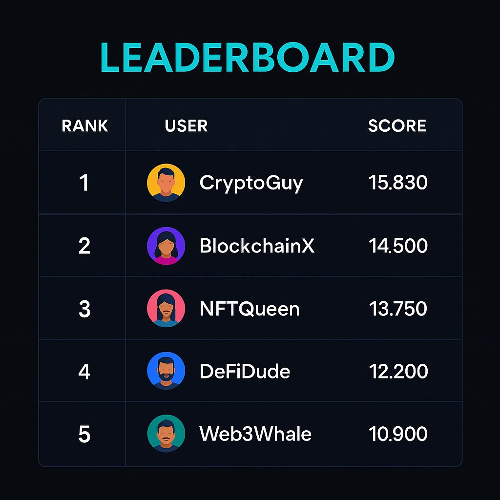 This will be a thread about <a href="/useTria/">Tria</a> Leaderboard.Why It Matters?🧵

The <a href="/useTria/">Tria</a> Leaderboard isn’t just numbers on a screen it’s a reflection of who’s really active in the Tria ecosystem. 🚀