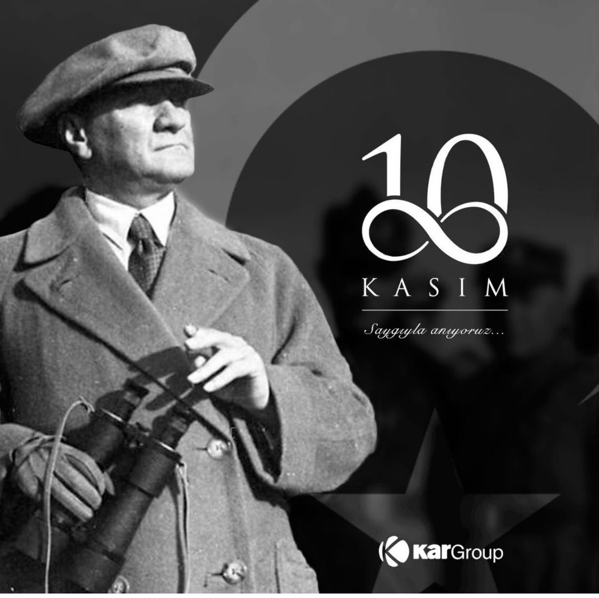 10 Kasım'da Atatürk'ü Büyük bir Sevgiyle, Özlemle ve Minnetle Anıyoruz 🖤♾🇹🇷 

#Atatürk #10Kasım1938