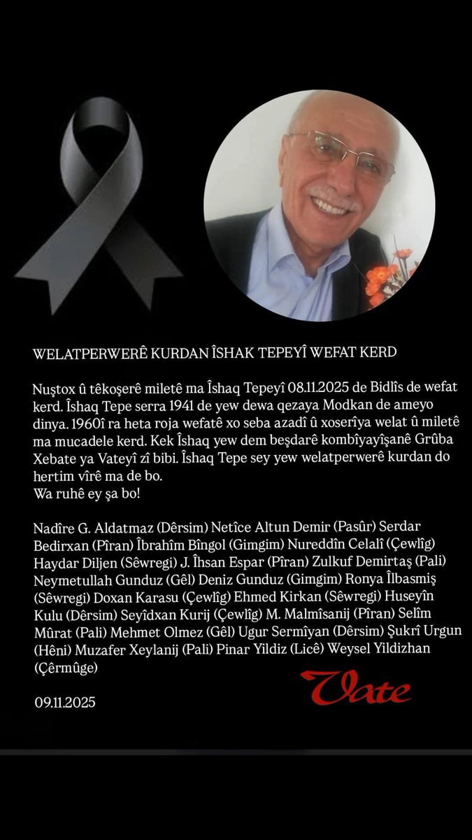 Grûba Xebate ya Vateyî tweet media