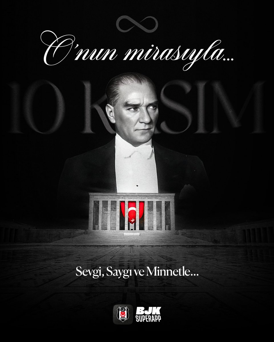 Cumhuriyetimizin kurucusu Ulu Önder Gazi Mustafa Kemal Atatürk'ü sevgi, saygı, minnet ve özlemle anıyoruz.