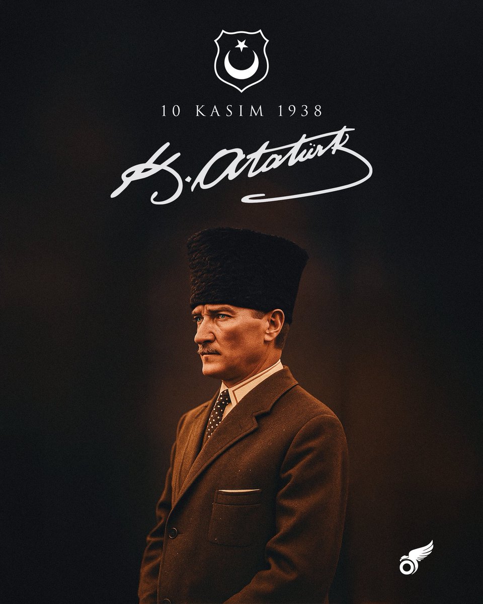 🖤 Cumhuriyetimizin kurucusu, büyük önder Gazi Mustafa Kemal Atatürk’ü, ebediyete intikalinin 87. yılında saygı, minnet ve özlemle anıyoruz.

#10Kasım #AtamızıSaygıylaAnıyoruz