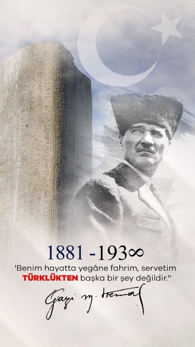Gazi Mustafa Kemal ATATÜRK’Ü saygı, sevgi ve özlemle anıyoruz🇹🇷Ruhu şad olsun 
#10Kasim 
#ATATÜRK