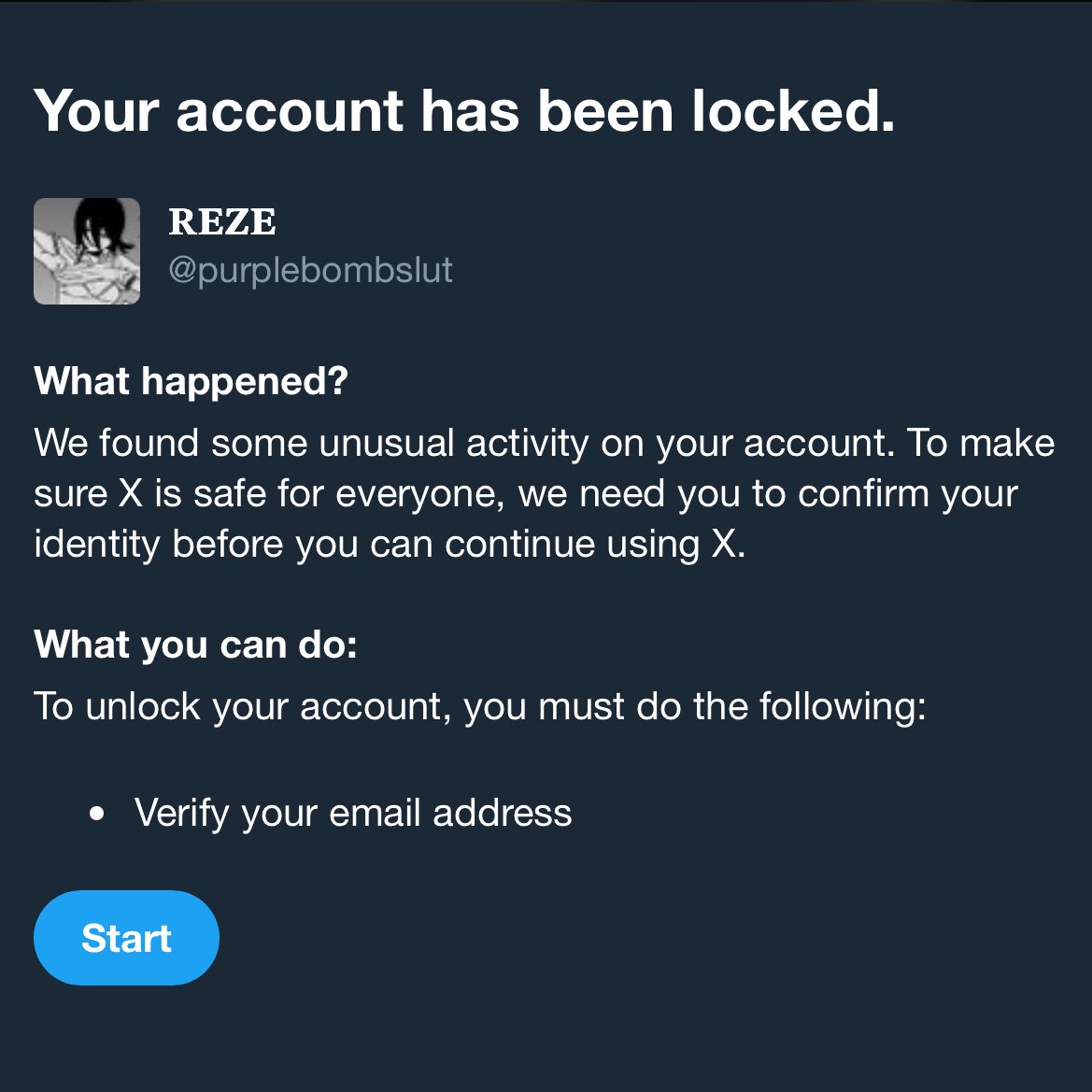 purplebombslut's tweet image. / bitch i was gonna cry but i’m back baby