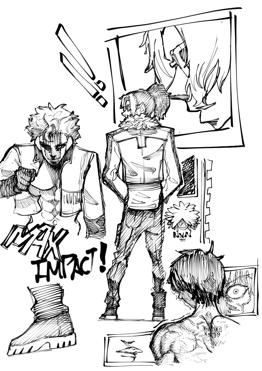 enn_vee_nkocee's tweet image. Not my favourite sketch, but I don't hate it.

#rkgk #KOF #K9999