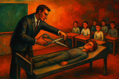 Coping with the Procrustean Syndrome: Guidance for Novice Teachers Facing Uniformity Pressures in Educational Institutions …flective-online-teaching.blogspot.com/2025/11/coping… #ConformityPressure #InstitutionalCulture #NoviceTeachers #ProcrusteanSyndrome #PsychologicalResilience #WorkplaceDynamic