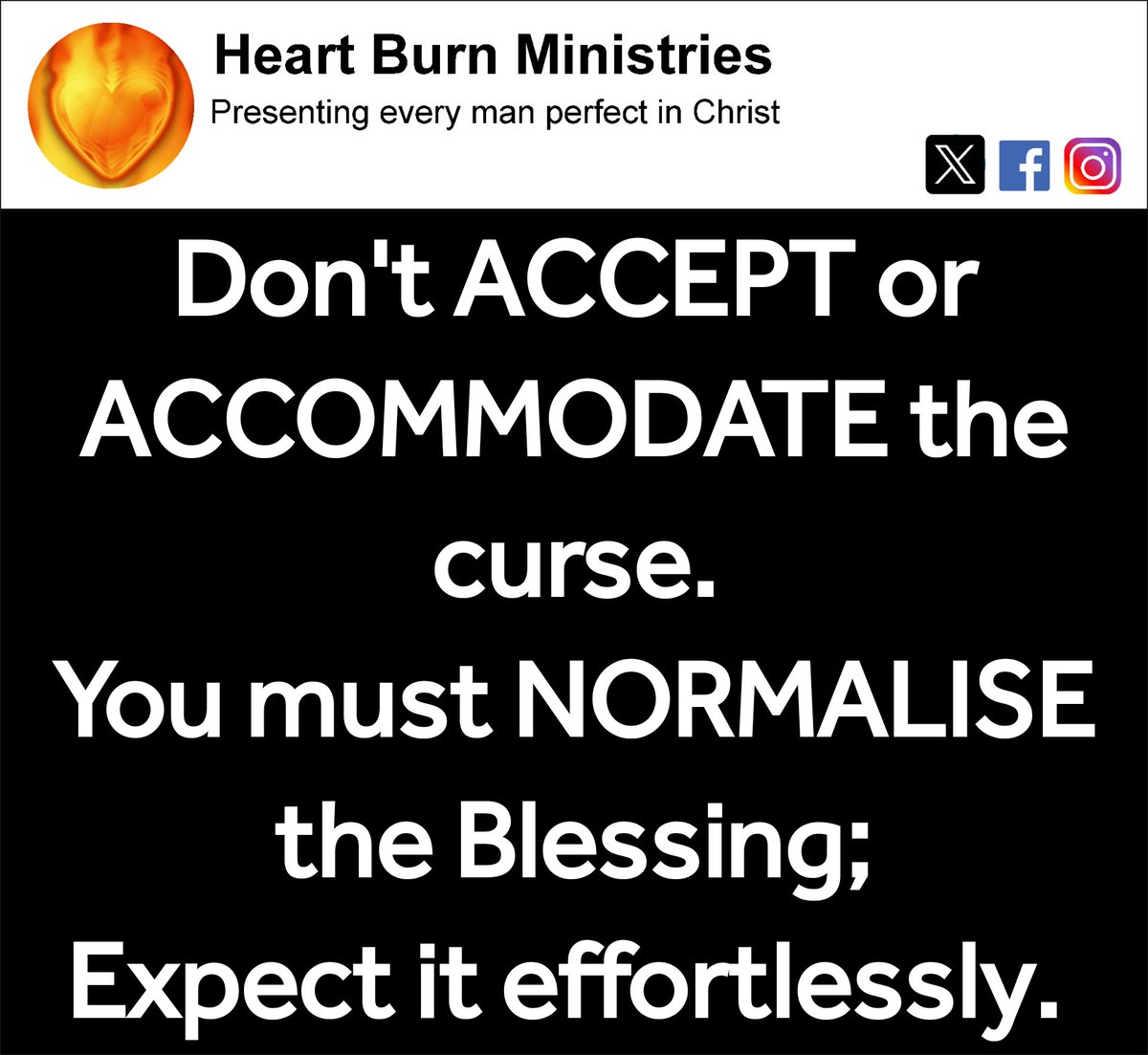 In Christ, we are INCLINED to the Blessing. Prone to healing, disposed to safety, have unbridled favour, and a tendency to prosper.