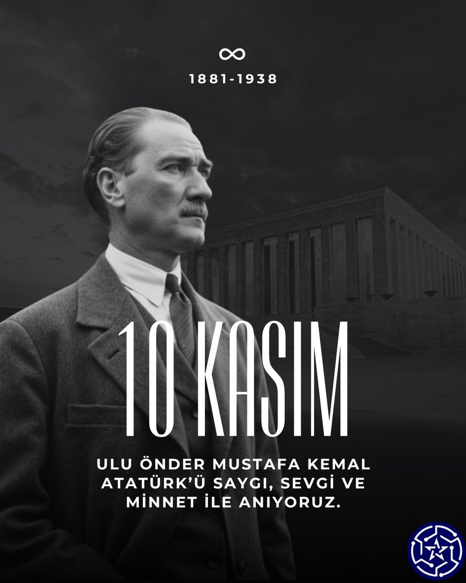 “Benim naçiz vücudum elbet bir gün toprak olacaktır, fakat Türkiye Cumhuriyeti ilelebet payidar kalacaktır.”

Ulu Önder Mustafa Kemal Atatürk’ü saygı, sevgi ve özlemle anıyoruz. 🇹🇷