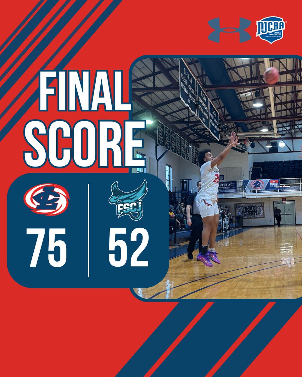 🏀 FINAL SCORE 🏀

Louisburg College 75
Florida State College at Jacksonville 52
The Hurricanes closed out the 401 Classic with a dominant performance, rolling past FSCJ to go 2–0 on the weekend! 🌪️🔥

#GoCanes | #HurricaneNation | #NJCAA | #LouisburgWBB | #401Classic