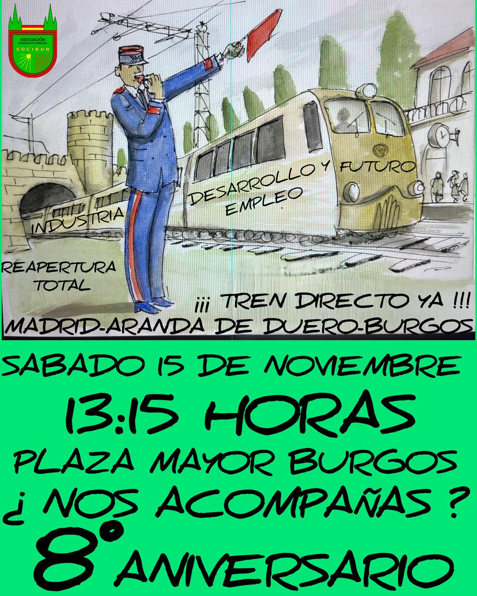 BURGOS EXIGE RESPETO Y FUTURO: