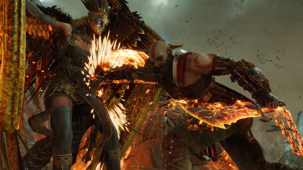 Ak52215369's tweet photo. @SonySantaMonica Love the combat and the insane amount of bosses and enemy variety 🔥 https://t.co/TZtDOmQ67X