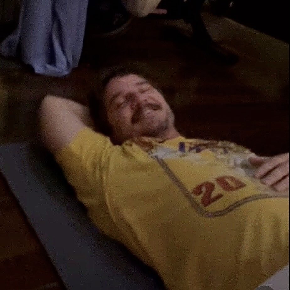 doing yoga with my husband :)