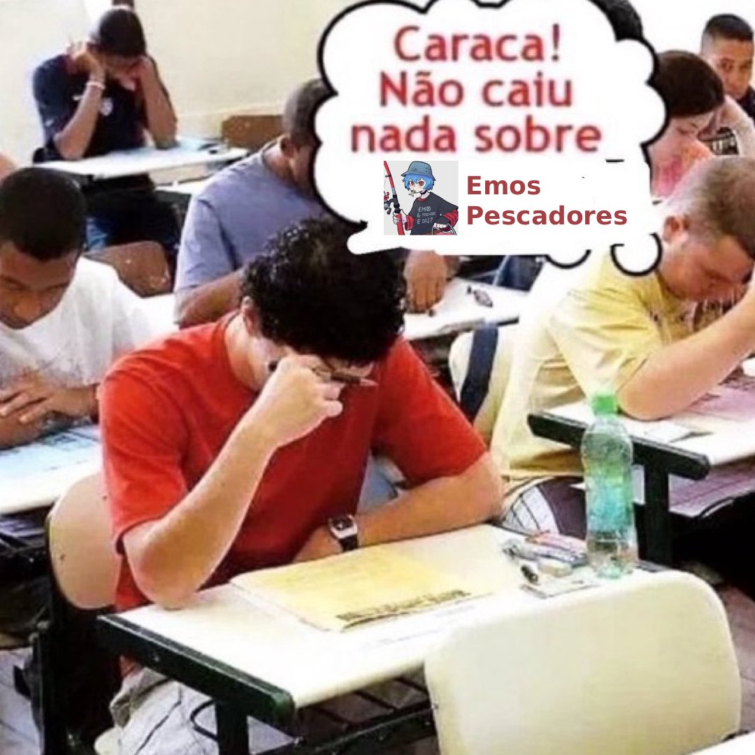 emospescadores's tweet photo. Eaí como foi o ENEM 1/8 https://t.co/3ZMUsT59pj