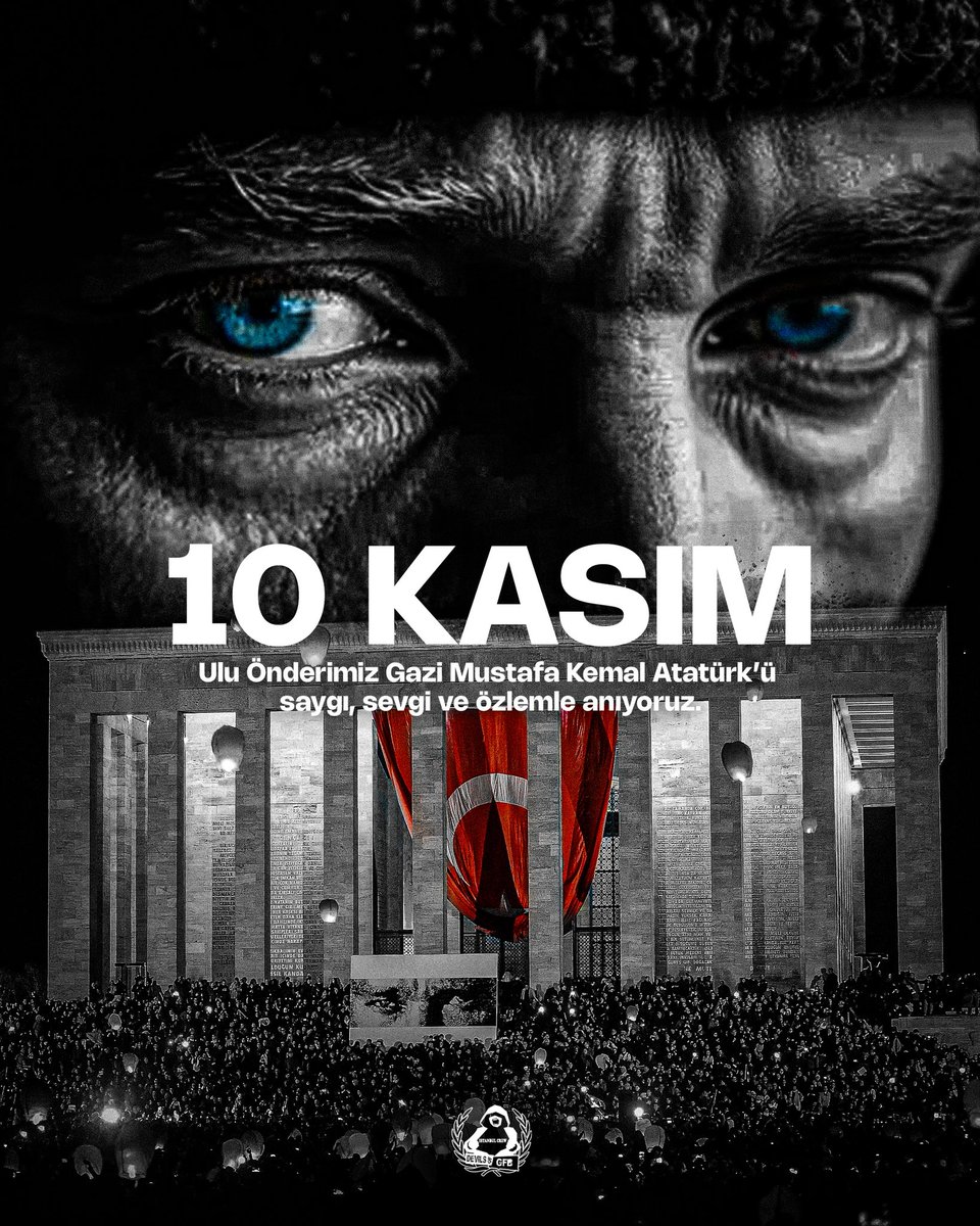 DevilsofGFB's tweet photo. Ulu Önderimiz Gazi Mustafa Kemal Atatürk’ü, aramızdan ayrılışının 87. yıl dönümünde özlem, sevgi ve minnetle anıyoruz.
#GFBDevils https://t.co/xUdY8JsqlF
