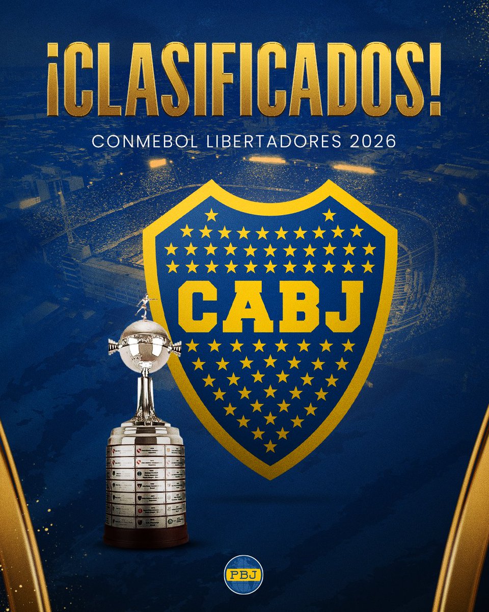 PlanetaBoca's tweet image. 𝐁𝐎𝐂𝐀 𝐒𝐄 𝐂𝐋𝐀𝐒𝐈𝐅𝐈𝐂𝐎́ 𝐀 𝐋𝐀 𝐅𝐀𝐒𝐄 𝐃𝐄 𝐆𝐑𝐔𝐏𝐎𝐒 𝐃𝐄 𝐋𝐀 𝐂𝐎𝐏𝐀 𝐋𝐈𝐁𝐄𝐑𝐓𝐀𝐃𝐎𝐑𝐄𝐒 𝟐𝟎𝟐𝟔 💙💛