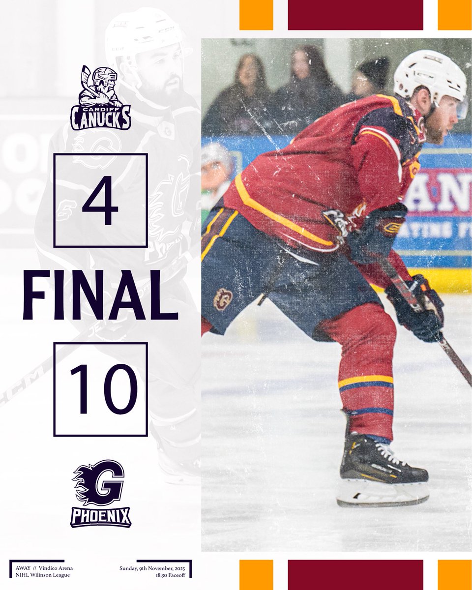🔥𝟔 𝐏𝐎𝐈𝐍𝐓 𝐖𝐄𝐄𝐊𝐄𝐍𝐃🔥 

Canucks | 𝟒 - 𝟏𝟎 | Phoenix

MOTM - #17 Josh Sherrington

⏭️ Our next game is Saturday 15th November 🆚 Peterborough Phantoms 2 (A)

#GuildfordPhoenix 🐦‍🔥🔥