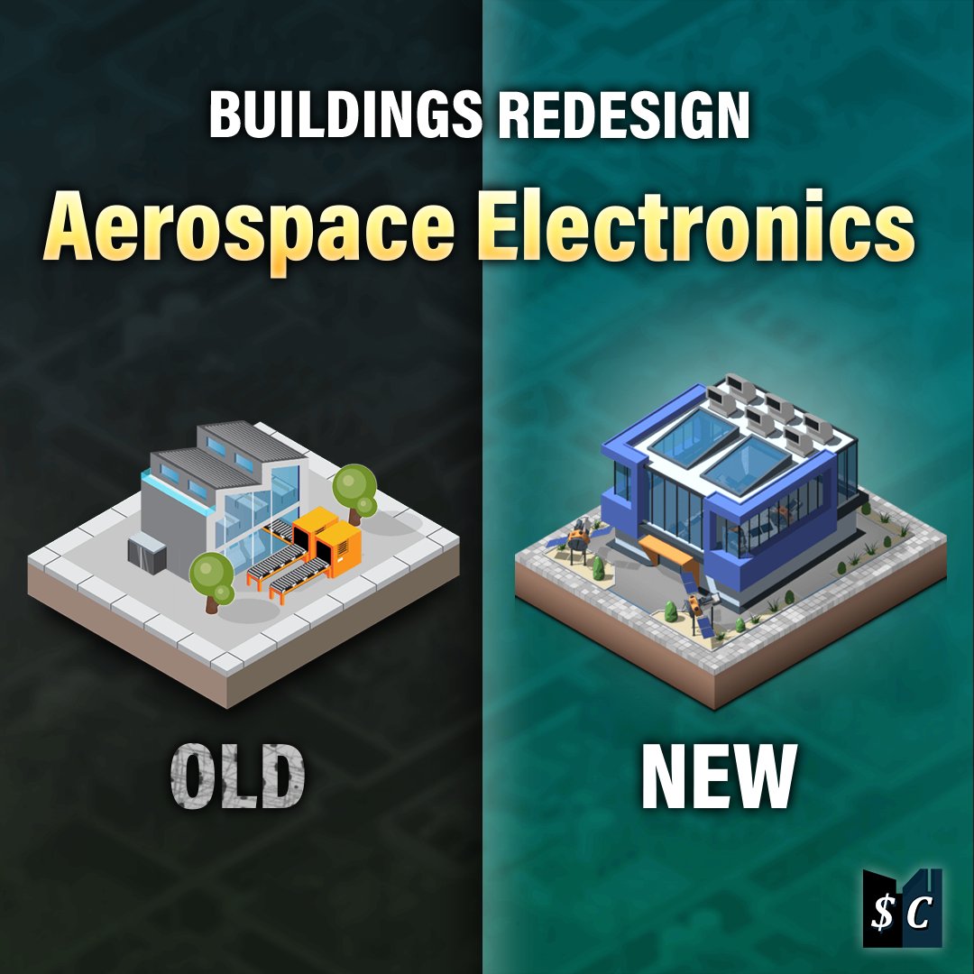 simCompanies's tweet image. New day, new design!
We’ve just finished another factory. Can you guess what it produces?
#mobilegame #gaming #simulationgame #simulation #tycoongame #gameart #simcompanies