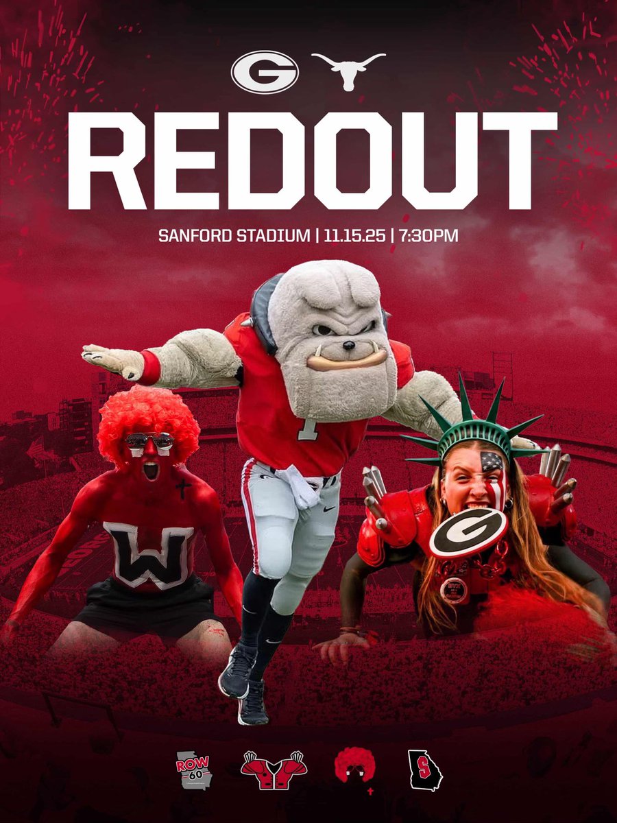 UGASPIKESQUAD's tweet photo. Let’s keep the good vibes going weekend, let’s keep beating the hell out of Texas…

AND LETS RED OUT SANFORD STADIUM FOR THE FIRST TIME EVER‼️‼️‼️ https://t.co/pBAIX0PLMn