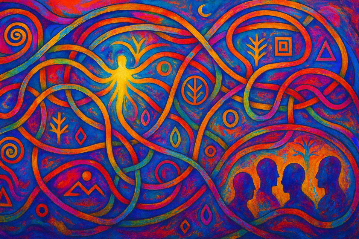 When people talk about god... sometimes they just want to say : "My tribe is better than yours!" 

[Both types] 

A story of Tribes, Conflation, and Dissonance. 

Ethercast / Ep16 / The God of Approximate Thinking: 
ahmadhijazi.substack.com/p/ep-16-the-go…