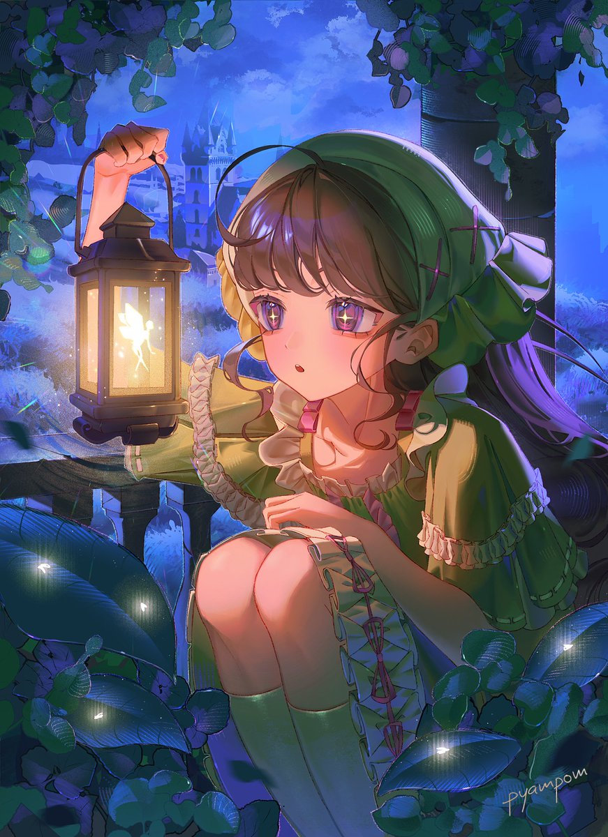 pyampom's tweet photo. 🏰🌕✨ https://t.co/Xc4oiPC0xl