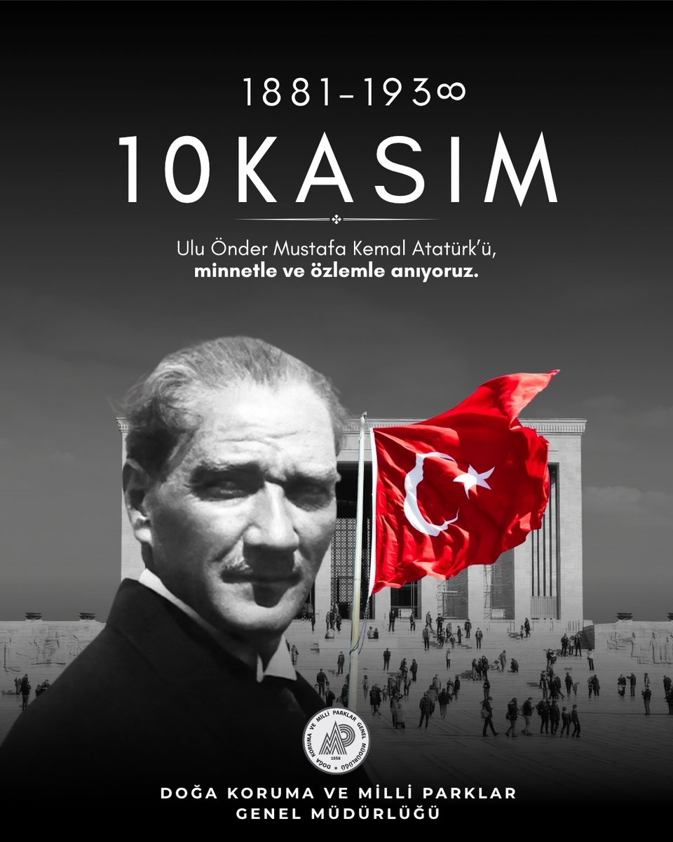 Cumhuriyetimizin kurucusu Ulu Önder Gazi Mustafa Kemal Atatürk’ü, rahmet, minnet ve özlemle anıyoruz.

Saygıyla, sevgiyle, sonsuza dek… 🇹🇷