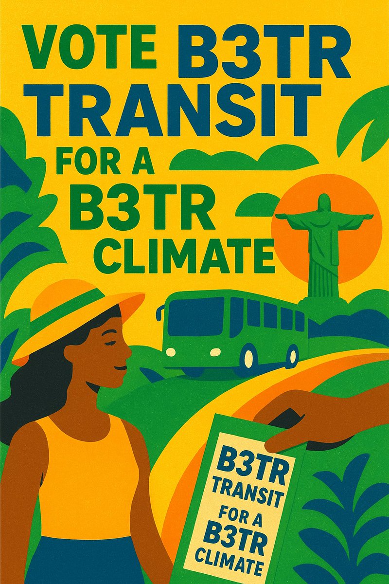 🗳️Vote <a href="/b3tr_transit/">B3TR TRANSIT</a> for smarter, cleaner &amp; greener travels 🗳️

✨ Change the way we travel and we change the planet. 🌎

Let’s make sustainable journeys the norm, not the exception. 💚🚍🌿

#COP30 #B3TRTransit #ClimateAction #SustainableTravel #Brazil2030