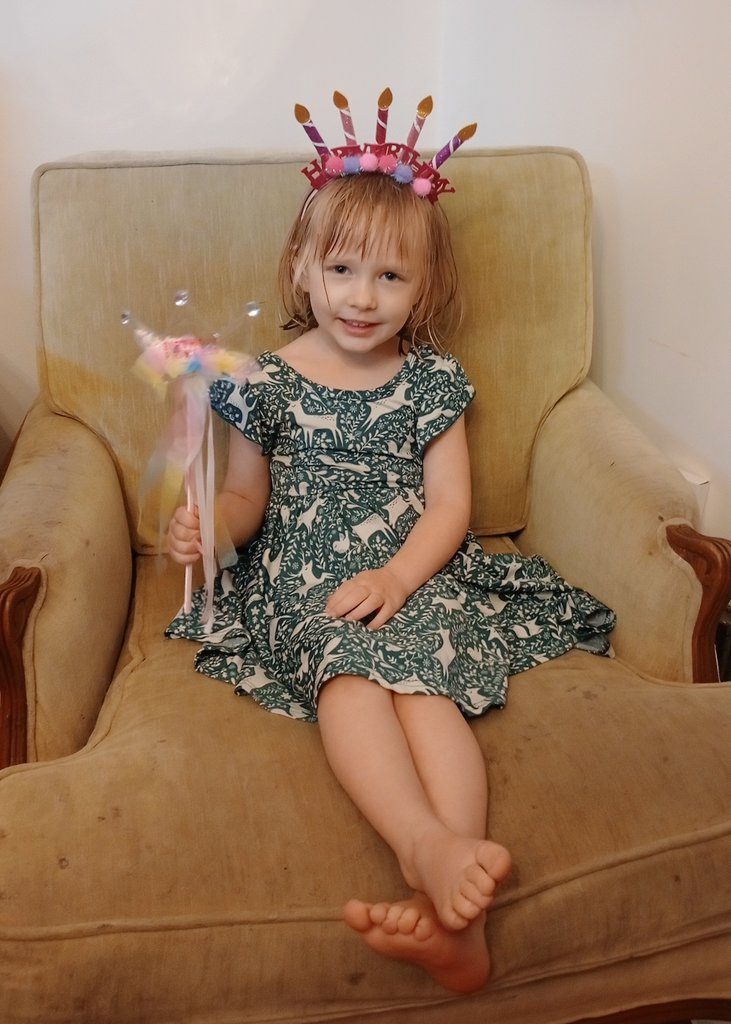 We have a four year old in the house!