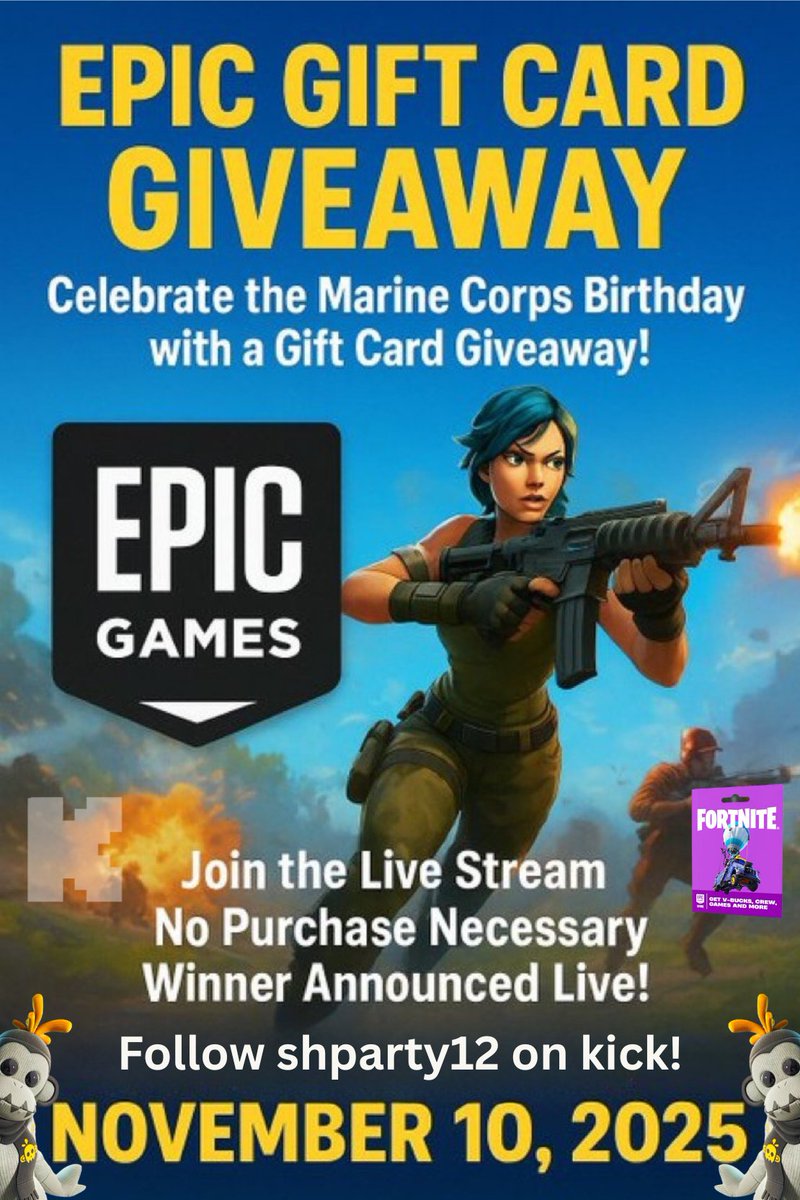 Hope Everyone Is Having a Good Sunday!! 

No stream today just going to hang out and play off-line… Don't forget tomorrow is That Epic Gift Card Giveaway… All you have to do is show up and follow directions