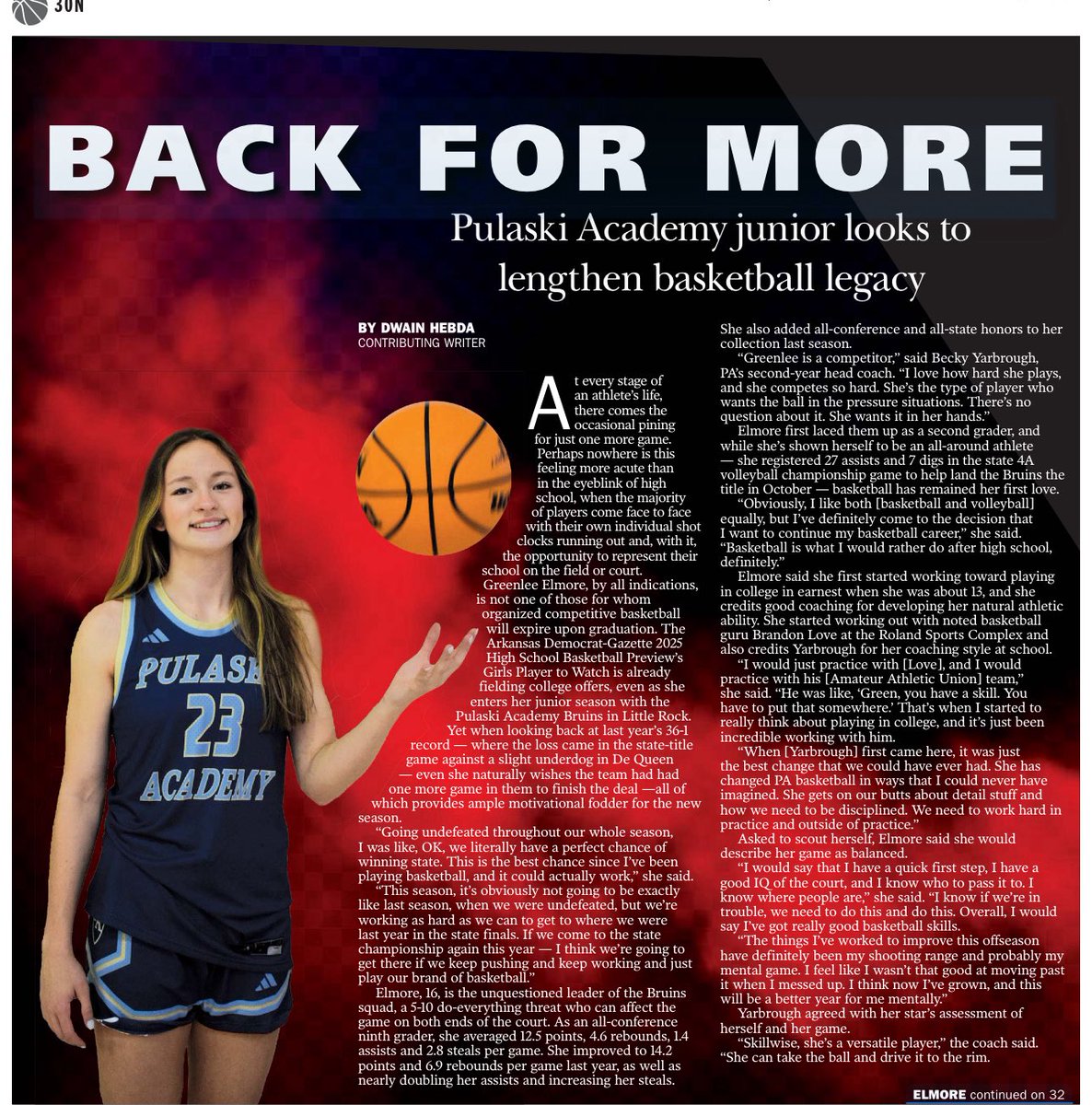 Thank you to <a href="/ArkansasOnline/">AR Democrat-Gazette</a> for the excellent coverage.