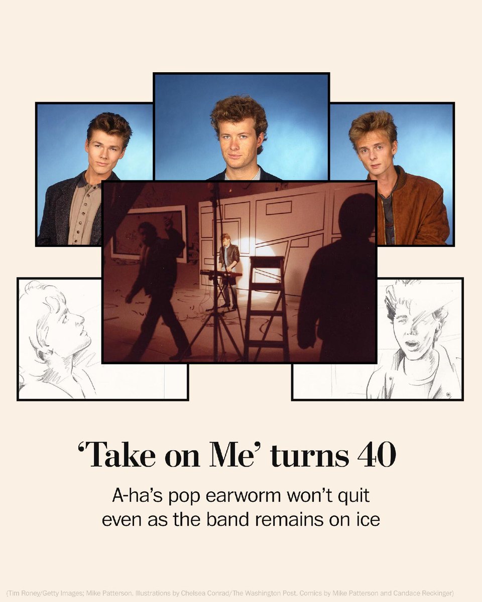 “Take on Me” fills dance floors, challenges karaoke warriors and still earns a formidable income for three Norwegians who could walk any city without being chased for a selfie.

The Post caught up with A-Ha to discuss the 80s pop hit and its unexpected afterlife.