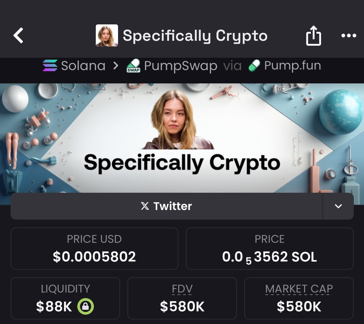 Everyone talks “alpha” — few can prove it.
Specifically crypto $SC entry: $17k mcap.  
now at $580k mcap

KWtacytCoPRRAdMNvConqMXKLvr8U4qAEEiiqVqpump

profits speaking louder than words 💰
TG eating daily. DM before the doors close 🔒

#solanamemecoins #crypto