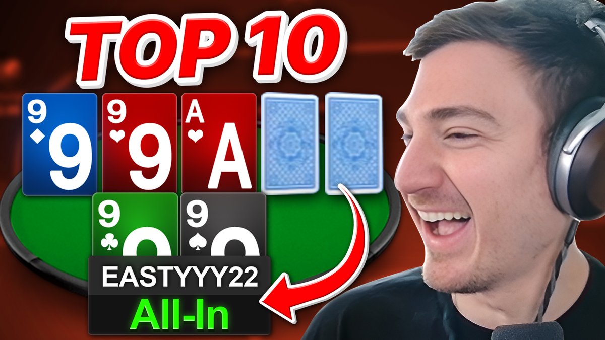 Top 10 returns after a little unscheduled time off, and a rare fleeting moment of happiness <a href="/888poker/">888poker</a> 

FLOPPING QUADS AND GETTING THE LOT?! | Top 10 Hands Ep. 210 youtu.be/jONhlweGy-I?si… via <a href="/YouTube/">YouTube</a>