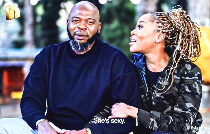 MsibiPresh's tweet image. She is giving Anelisa vibe ,she’s inlove already #DateMyFamily