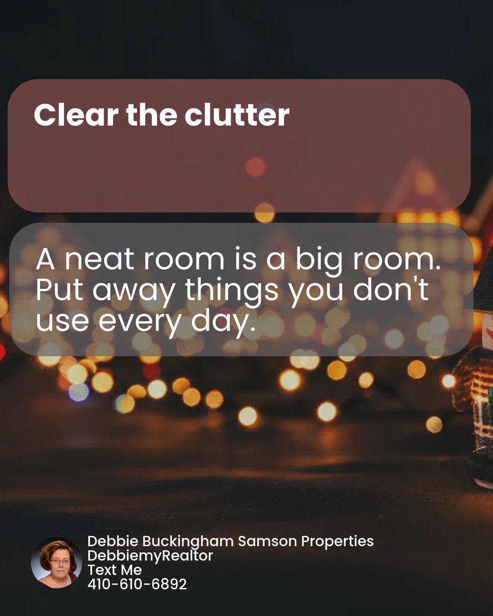 DebbieMyRealtor's tweet image. Small space blues? Brighten and expand your home with these tips: Clear clutter, use light colors, and hang mirrors near windows for double the impact. 🌟 #HomeHacks